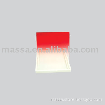 Graduated Red square filter